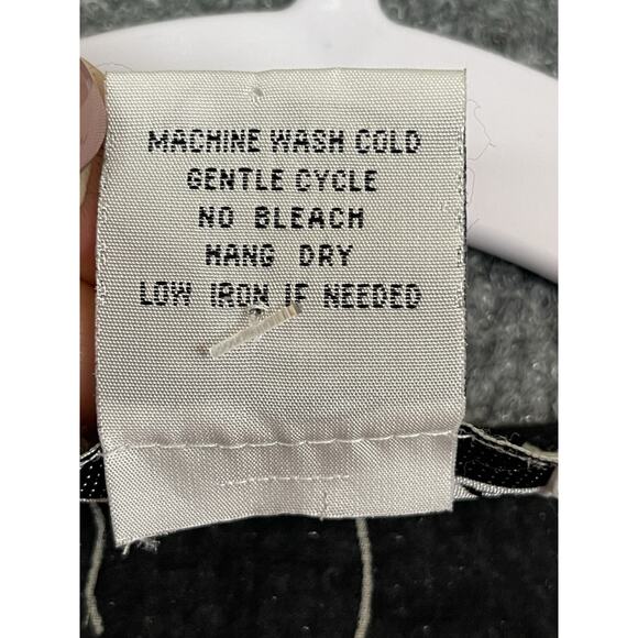 Kimono Duster Black Floral Print Open Front Lightweight OS Boho - Picture 12 of 12